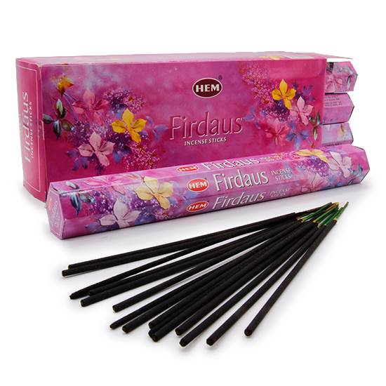 Hem Incense Sticks FIRDAUS (Благовония РАЙСКИЙ САД, Хем), уп. 20 палочек.