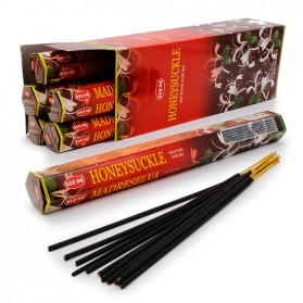 Hem Incense Sticks HONEYSUCKLE (Благовония ЖИМОЛОСТЬ, Хем), уп. 20 палочек.