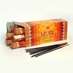 Hem Incense Sticks MUSK (Благовония МУСК, Хем), уп. 20 палочек.