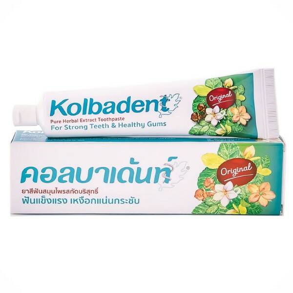 KOLBADENT ORIGINAL Pure Herbal Extract Toothpaste (Зубная паста с натуральными травами КОЛБАДЕНТ, для крепких зубов и здоровых десен), 35 г.