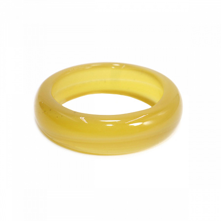 Кольцо из камня ЦИТРИНОВЫЙ АГАТ SEW123-L22 - для привлечения удачи, счастья и благополучия (размеры 16-19 мм.), 1 шт.