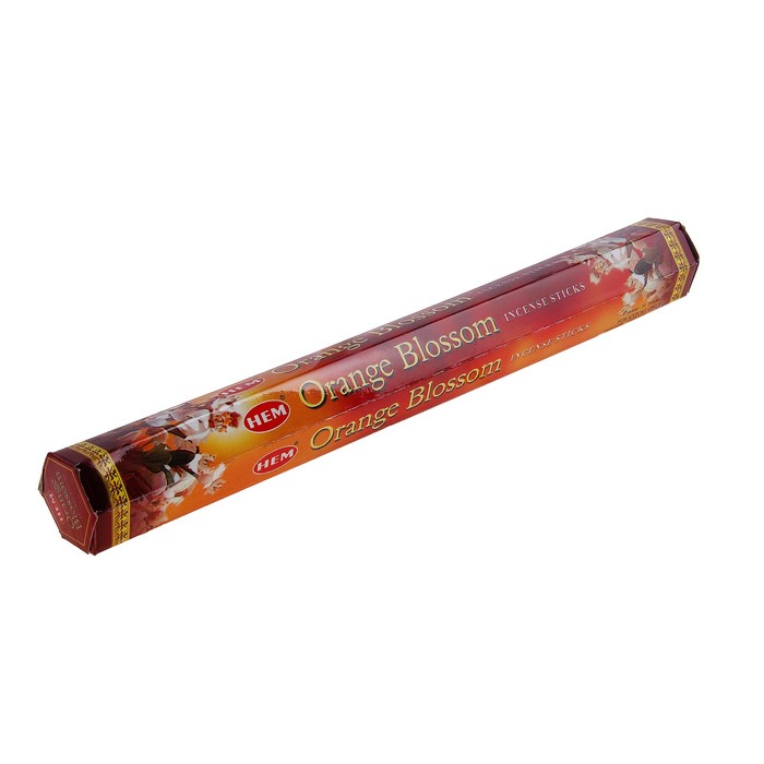 Hem Incense Sticks ORANGE BLOSSOM (Благовония ЦВЕТЕНИЕ АПЕЛЬСИНА, Хем), уп. 20 палочек.