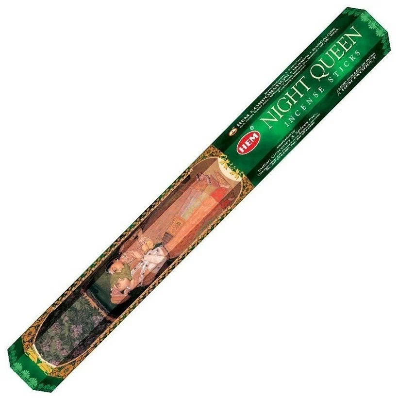 Hem Incense Sticks NIGHT QUEEN (Благовония НОЧНАЯ КОРОЛЕВА, Хем), уп. 20 палочек.