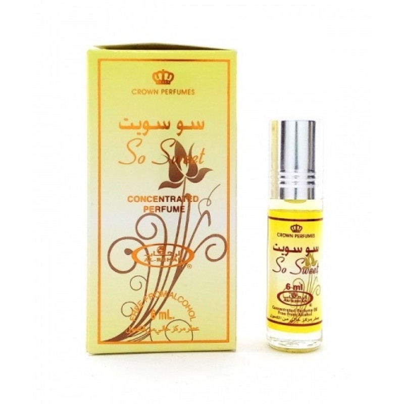Al-Rehab Concentrated Perfume SO SWEET (Масляные арабские духи СО СВИТ, Аль-Рехаб), 6 мл.