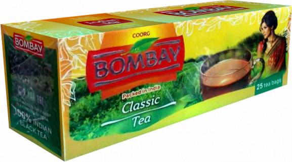 CLASSIC TEA, Bombay (БАЙХОВЫЙ ЧАЙ пакетированный, Бомбей), 25 пакетиков.