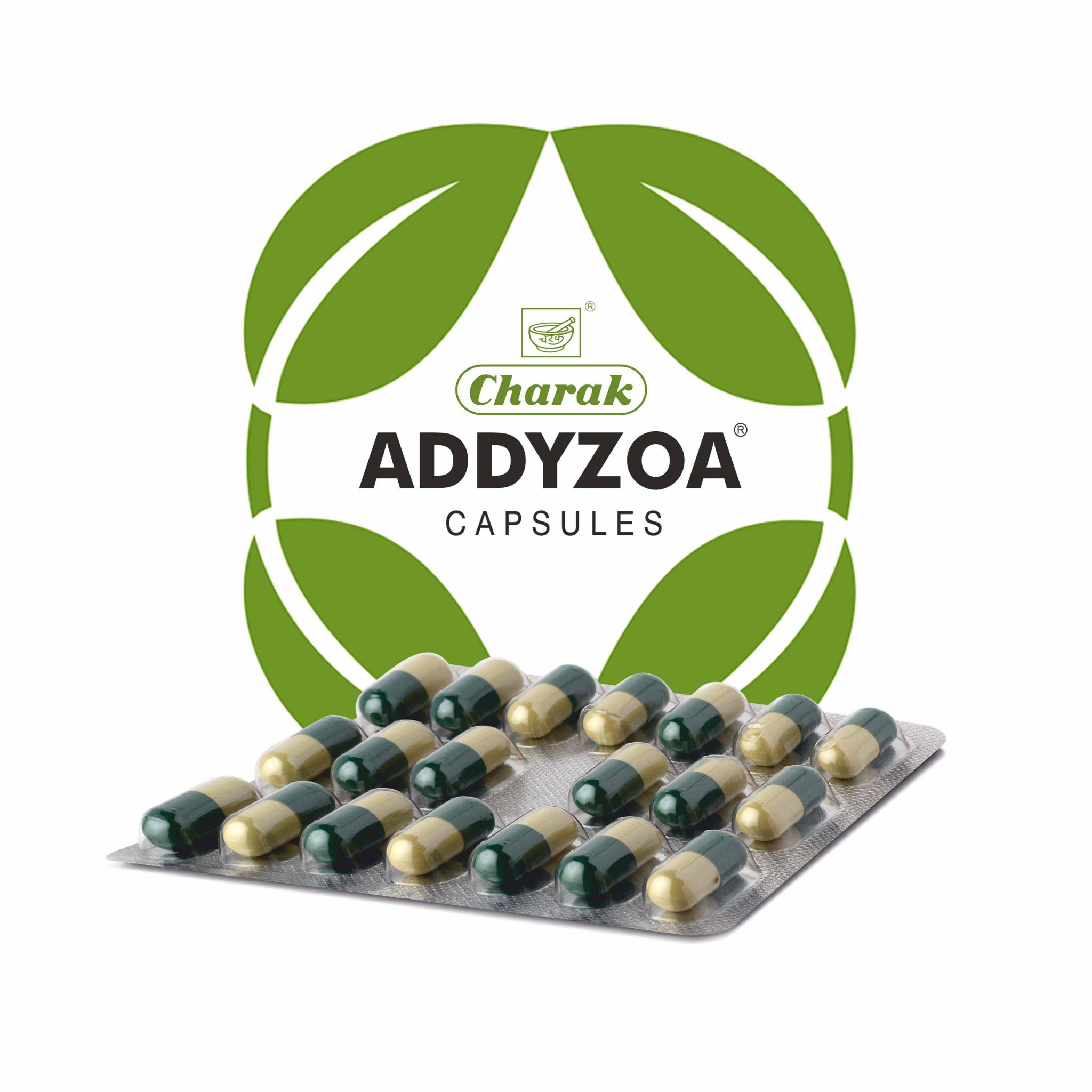 ADDYZOA capsules, Charak (АДДИЗОА, лечение мужского бесплодия, Чарак), блистер 20 капс.