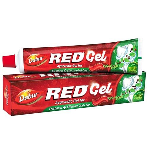 RED Ayurvedic Gel Dabur (Аюрведическая зубная паста Ред Гель для свежести и эффективной защиты полости рта, Дабур), 80 г.