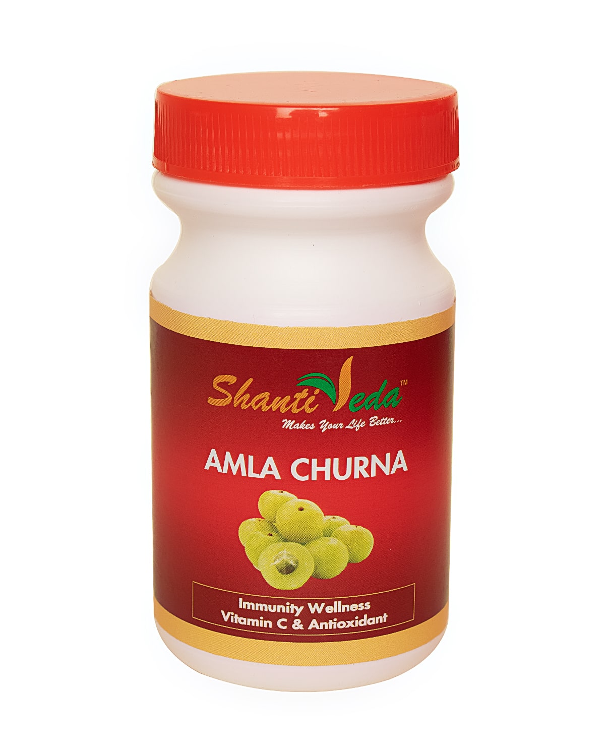 AMLA churna Shanti Veda (Амла порошок (чурна), натуральный источник антиоксидантов и витамина С, Шанти Веда), 100 г. - СРОК ГОДНОСТИ ПО НОЯБРЬ 2023 ГОДА