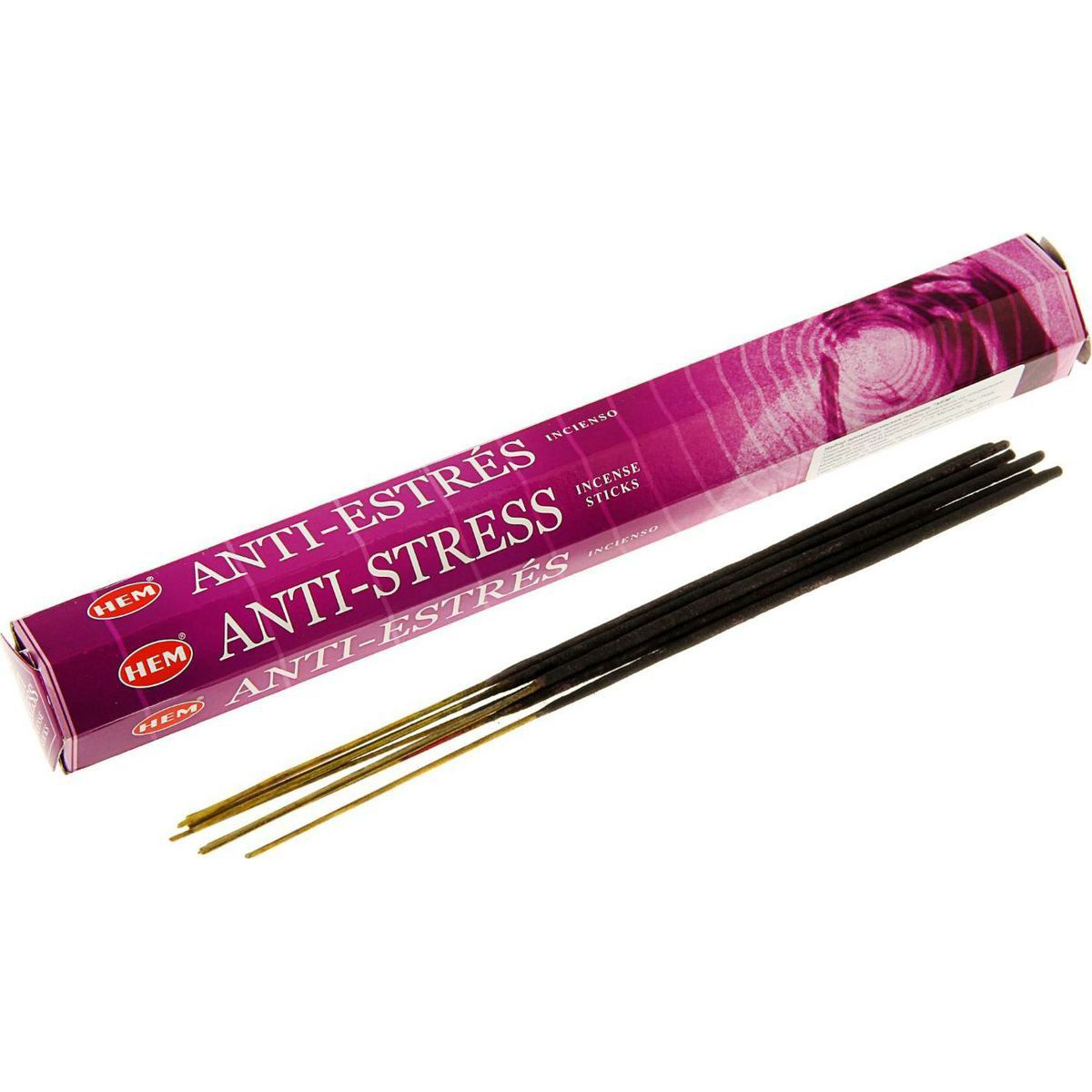 Hem Incense Sticks ANTI-STRESS (Благовония АНТИСТРЕСС, Хем), уп. 20 палочек.