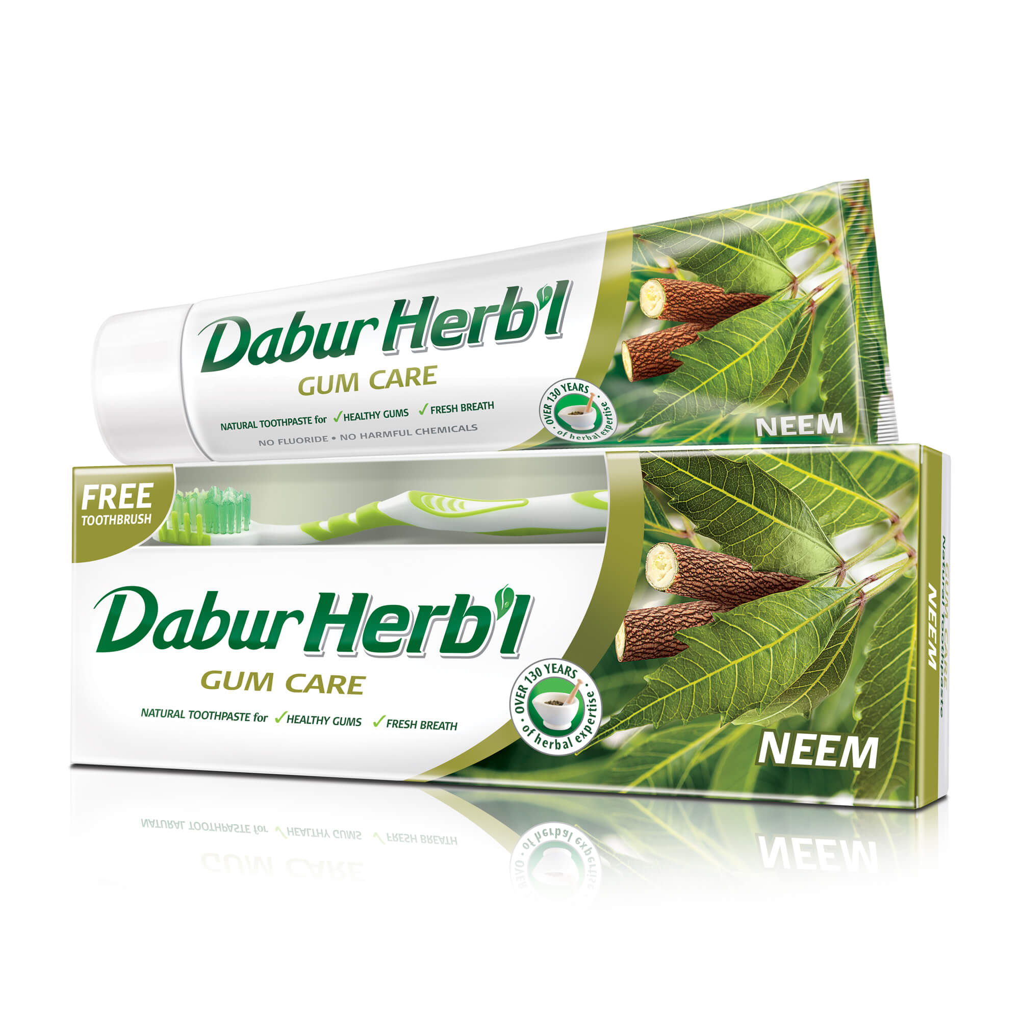 Herb'l NEEM Dabur (Дабур Хербл Ним (зубная щетка в подарок)), 150 г.