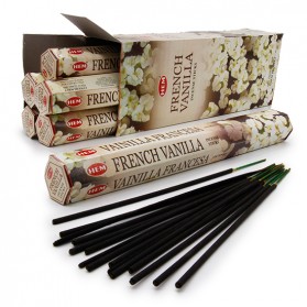 Hem Incense Sticks FRENCH VANILLA  (Благовония ФРАНЦУЗСКАЯ ВАНИЛЬ, Хем), уп. 20 палочек.