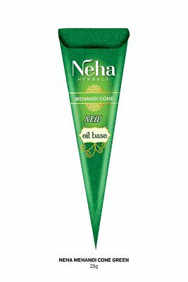 MEHANDI CONE Oil Base, Neha (Натуральная хна на масляной основе для мехенди, Нэха), 25 г.