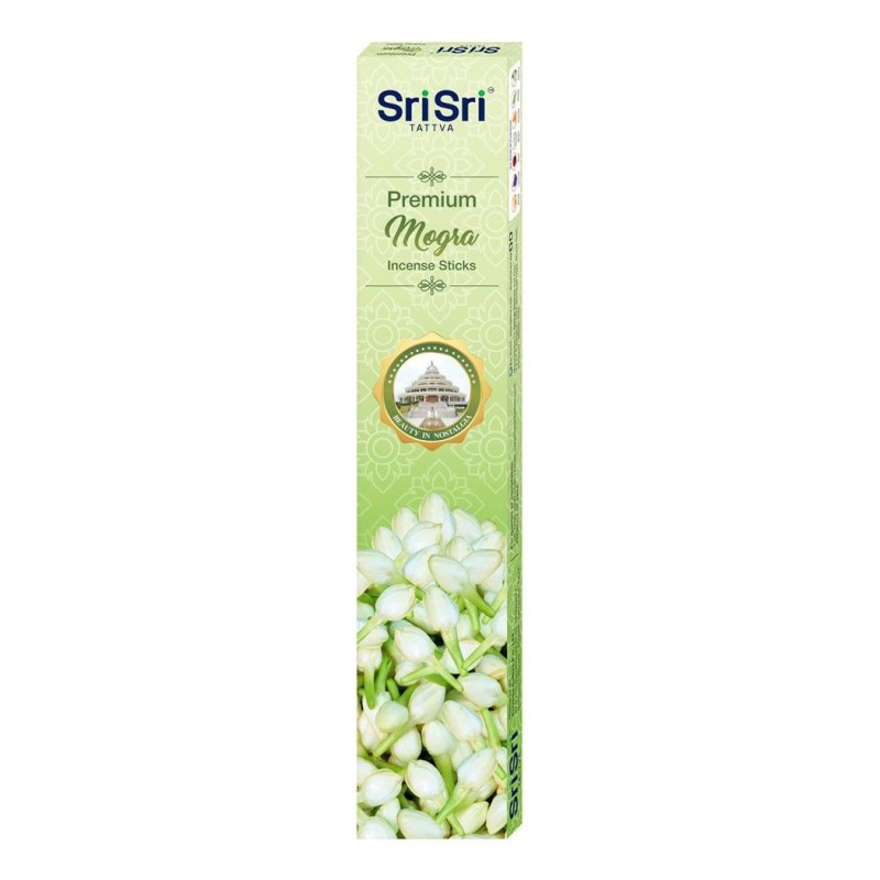 Premium MOGRA Incense Sticks, Sri Sri Tattva (Премиум МОГРА благовония, Шри Шри Таттва), 20 г.