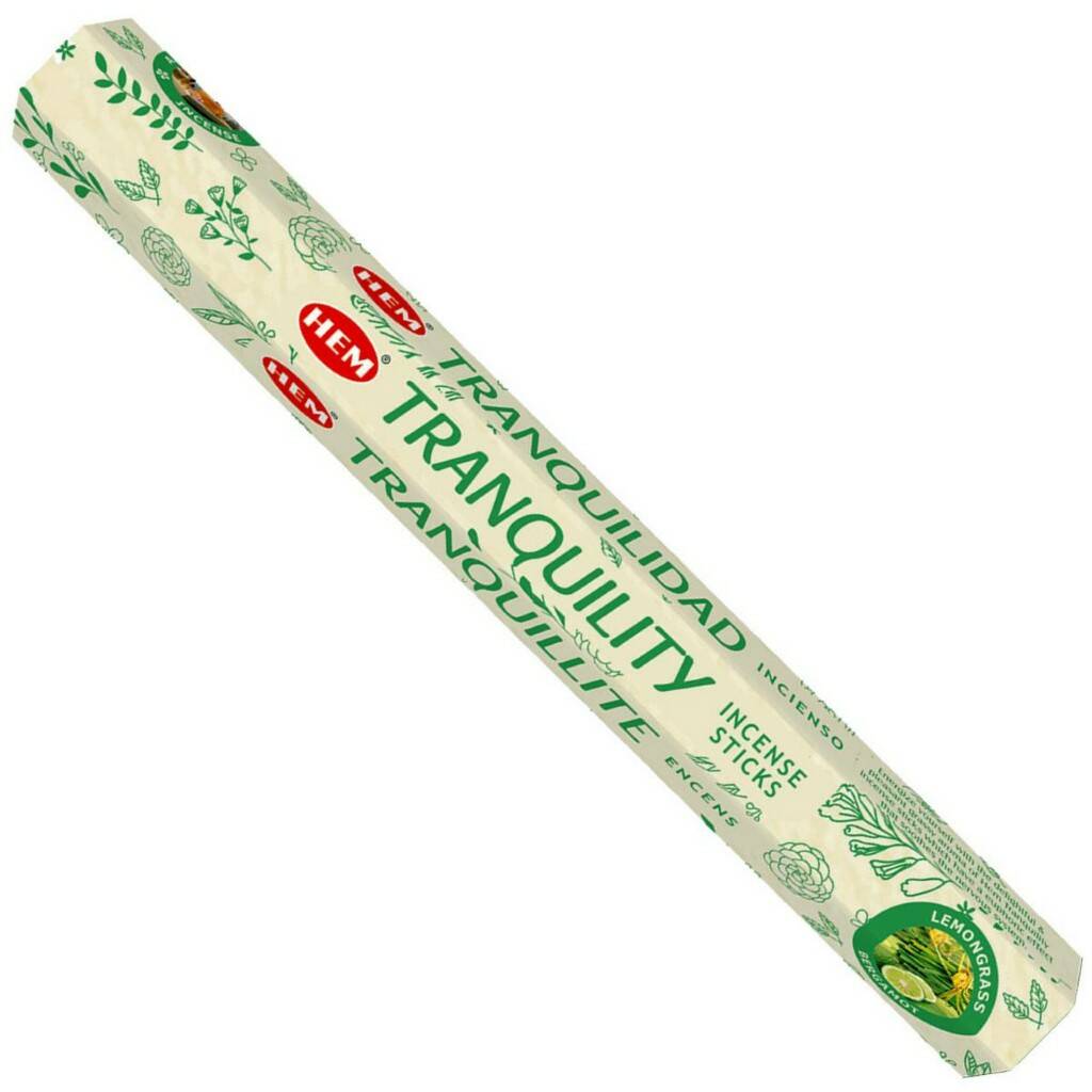 Hem Incense Sticks TRANQUILITY (Благовония СПОКОЙСТВИЕ, Хем), уп. 20 палочек.