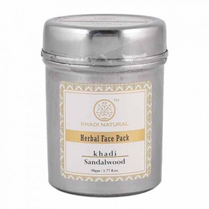 Herbal Face Pack Khadi SANDALWOOD, Khadi Natural (Травяная маска для лица САНДАЛОВОЕ ДЕРЕВО, Кхади Нэчрл), 50 г.