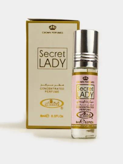 Al-Rehab Concentrated Perfume SECRET LADY (Масляные арабские духи СЕКРЕТ ЛЕДИ Аль-Рехаб), 6 мл.