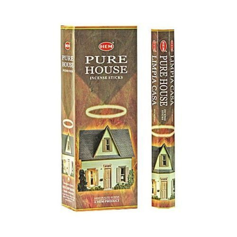 Hem Incense Sticks PURE HOUSE (Благовония ЧИСТЫЙ ДОМ, Хем), уп. 20 палочек.
