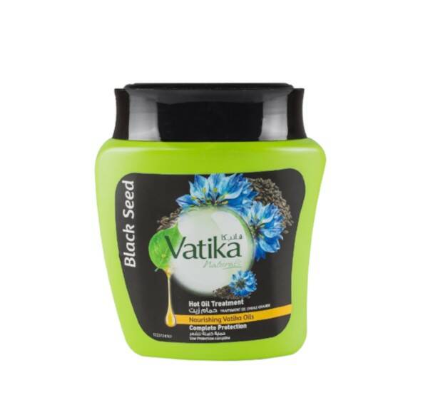VATIKA hair mask BLACK SEED Complete Protection Dabur (Маска для волос с семенами Черного Тмина "Комплексная защита", Ватика Дабур), 500 г.