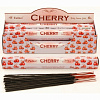 Tulasi CHERRY Fruity Incense Sticks, Sarathi (Туласи благовония ВИШНЯ, Саратхи), уп. 20 палочек.
