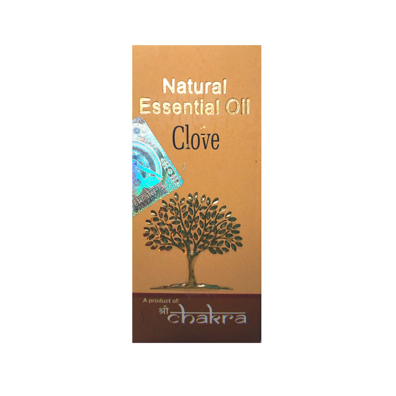Natural Essential Oil CLOVE, Shri Chakra (Натуральное эфирное масло ГВОЗДИКА, Шри Чакра), 10 мл.