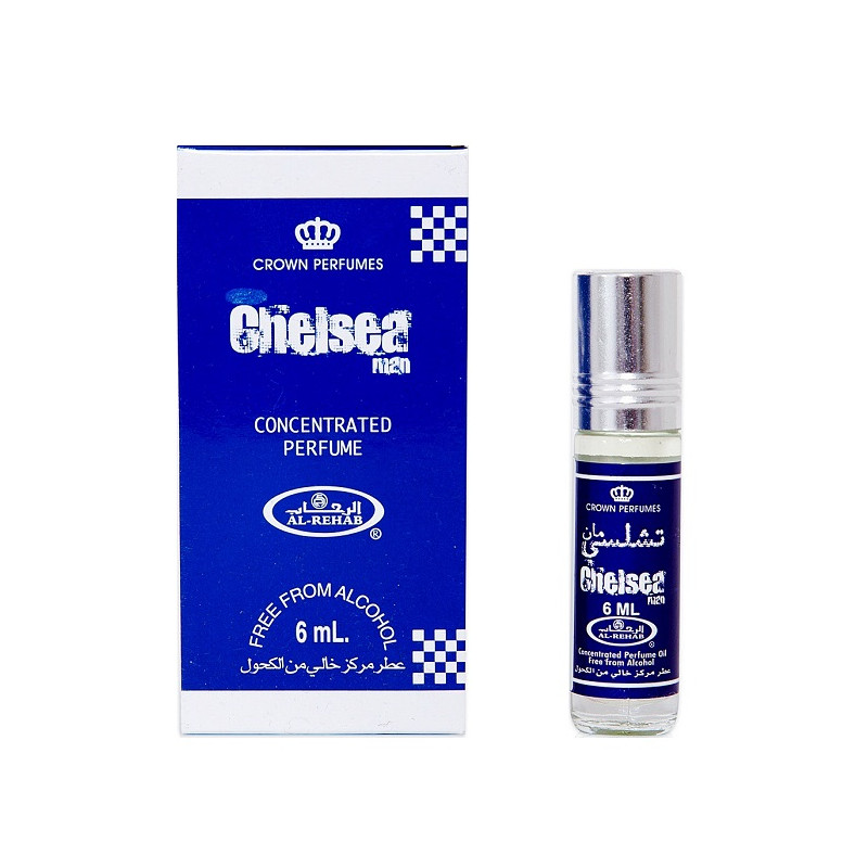 Al-Rehab Concentrated Perfume CHELSEA MAN (Мужские масляные арабские духи ЧЕЛСИ Аль-Рехаб), 6 мл.