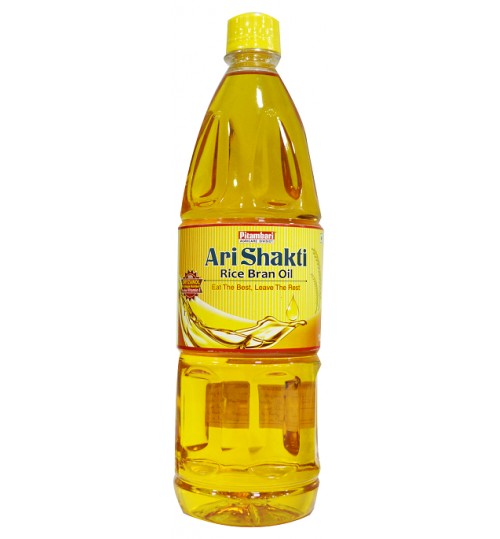 Ari Shakti RICE BRAN OIL, Pitambari (Ари Шакти МАСЛО РИСОВЫХ ОТРУБЕЙ Холодного отжима, рафинированное, Питамбари), 1 л.