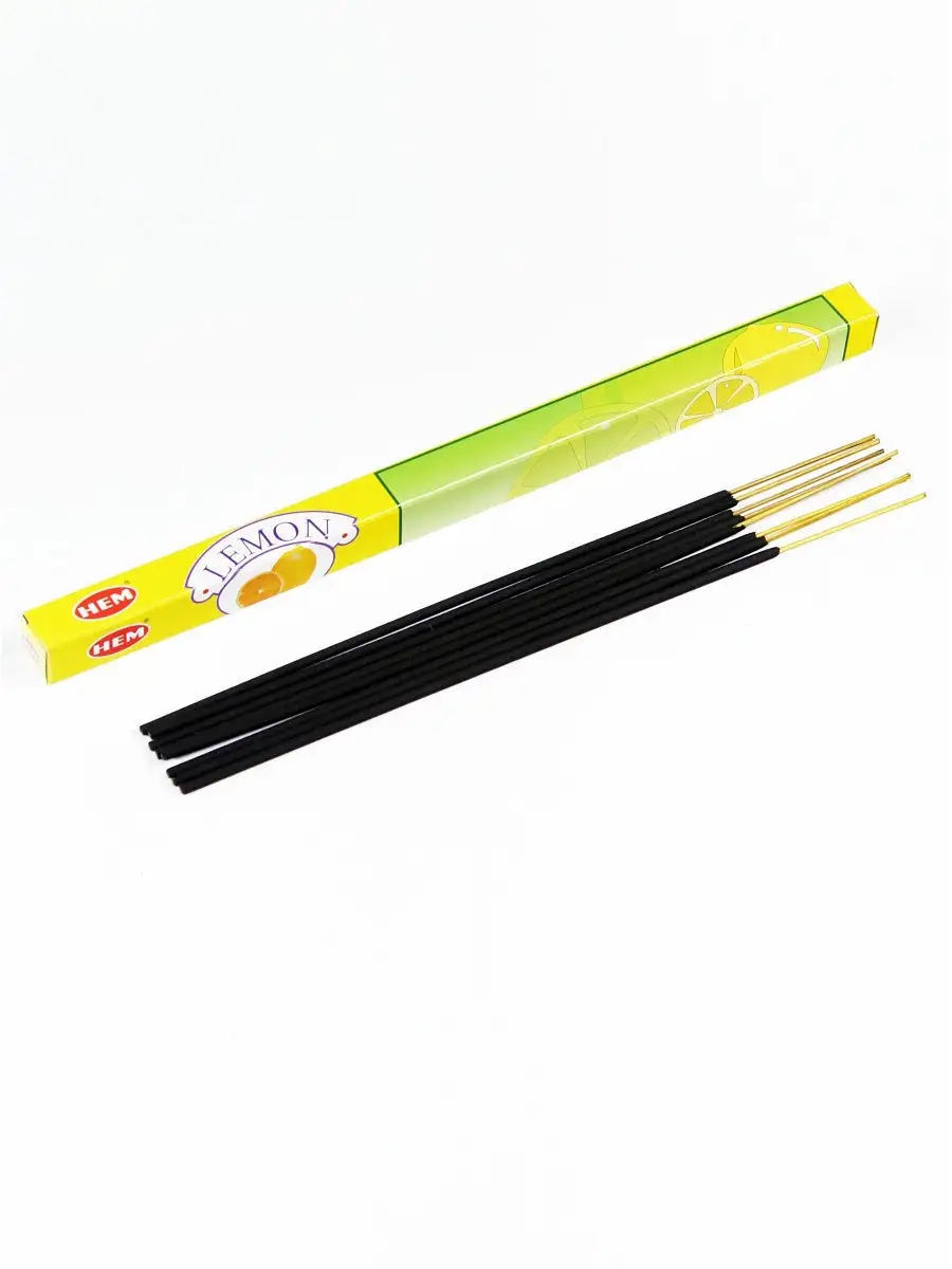 Hem Incense Sticks LEMON (Благовония ЛИМОН, Хем), уп. 8 палочек.