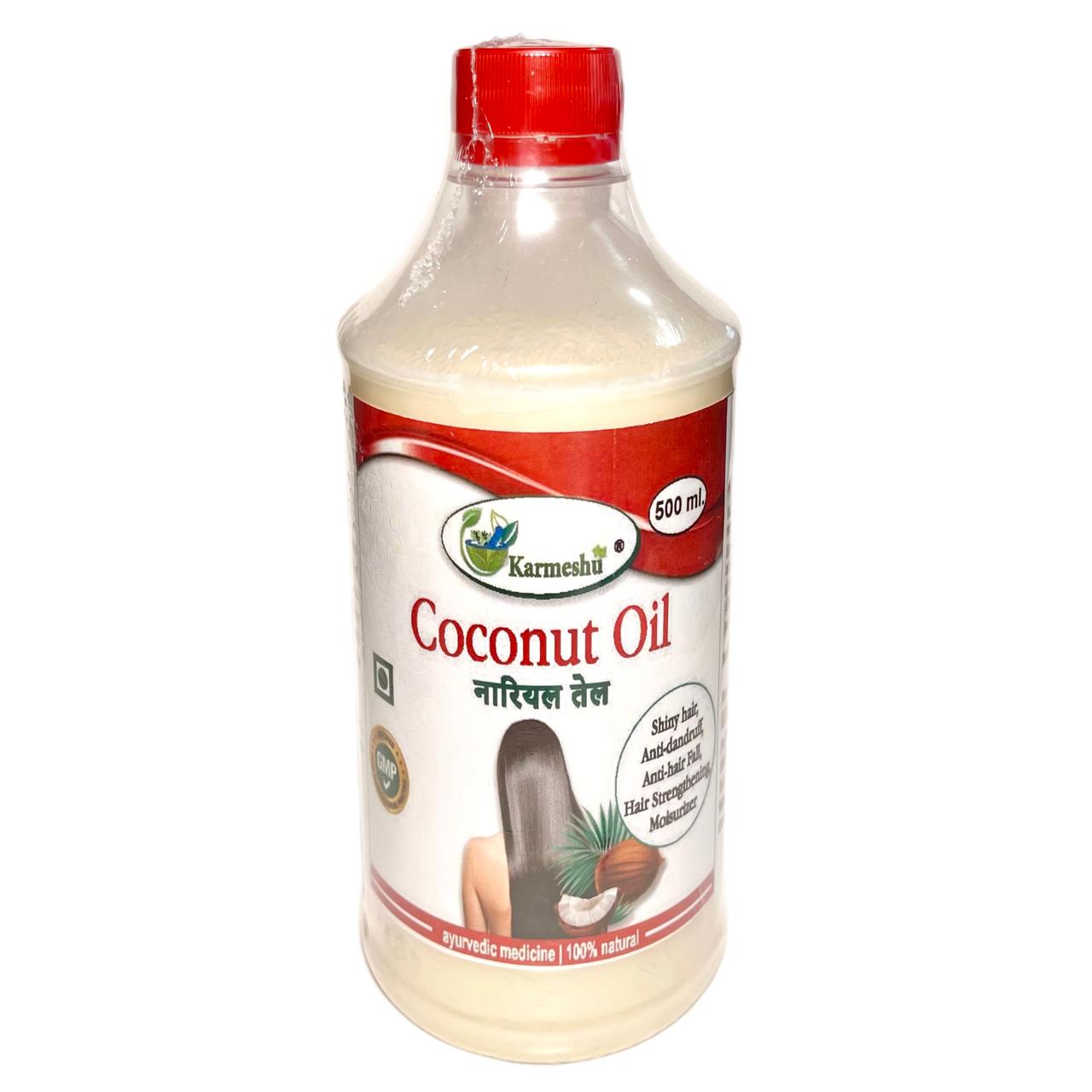 COCONUT OIL, Karmeshu (КОКОСОВОЕ МАСЛО, Кармешу), 500 мл.