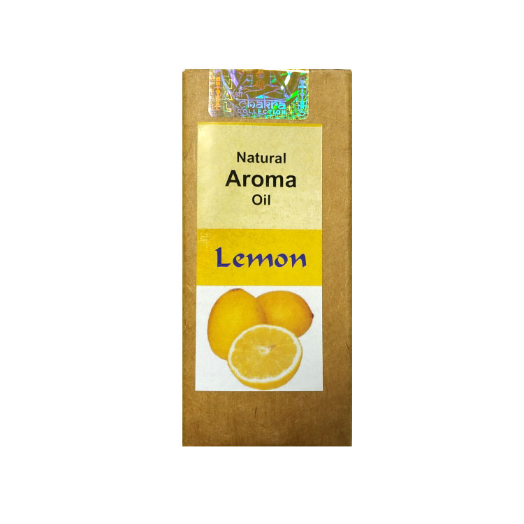 Natural Aroma Oil LEMON, Shri Chakra (Натуральное ароматическое масло ЛИМОН, Шри Чакра), 10 мл.