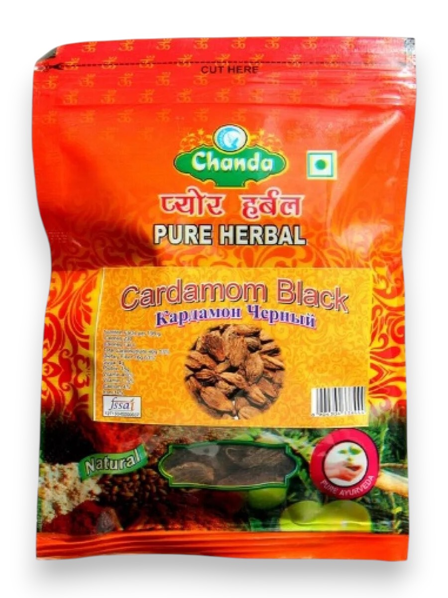 CARDAMOM BLACK, Chanda (КАРДАМОН ЧЁРНЫЙ, Чанда), 50 г.