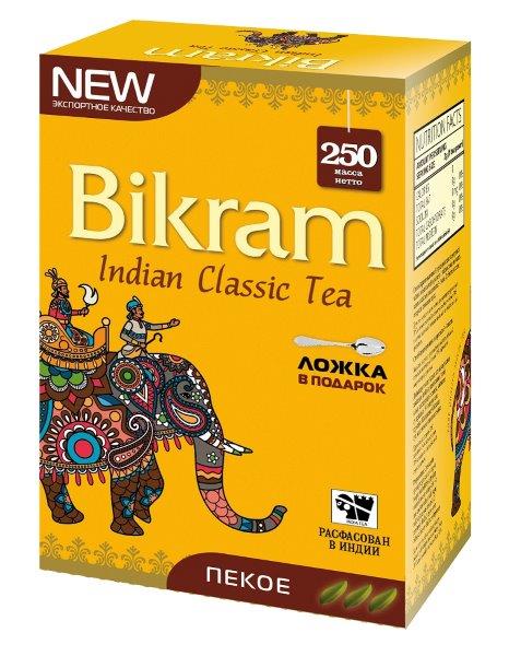 Indian Classic Tea PECOE, Bikram (Индийский классический чай ПЕКО, Бикрам), 250 г.