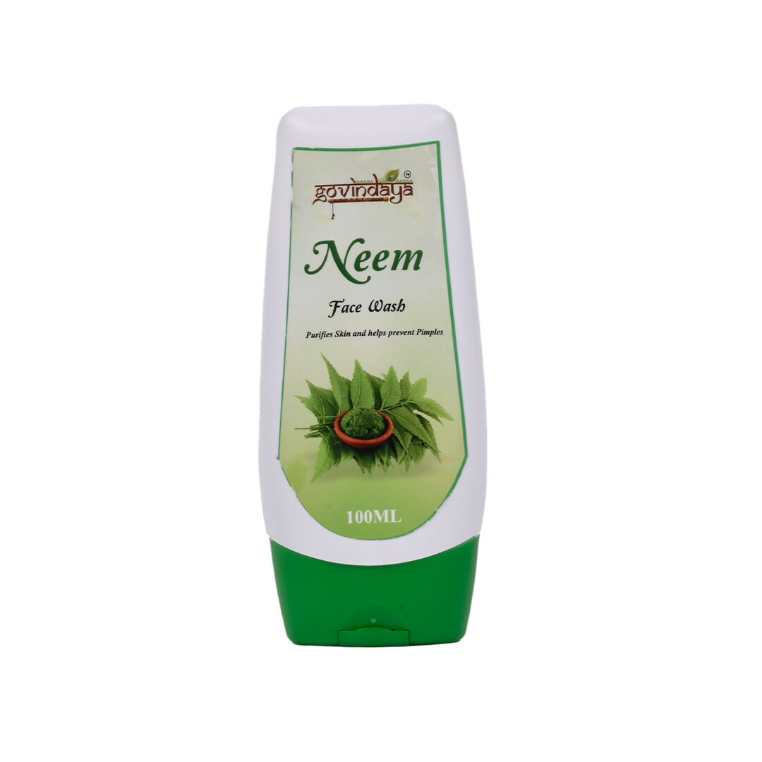 NEEM Face Wash, Govindaya (НИМ средство для умывания, Говиндая), 100 мл.
