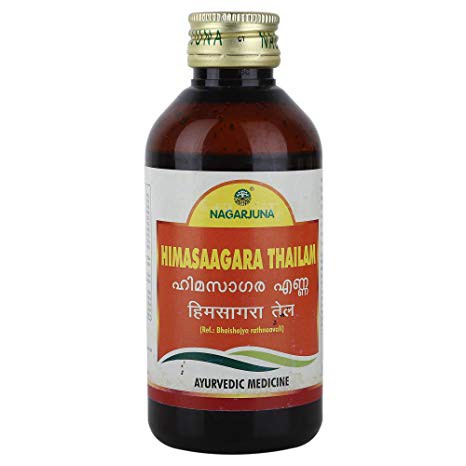 HIMASAAGARA THAILAM, Nagarjuna (ХИМАСАГАРА ТАЙЛАМ Аюрведическое масло, улучшающее сон, Нагарджуна), 200 мл.