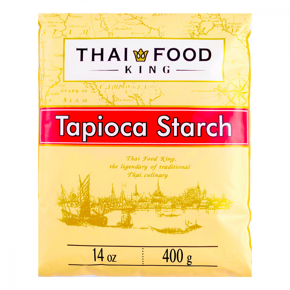 TAPIOCA STARCH, Thai Food King (ТАПИОКА КРАХМАЛ, Тай Фуд Кинг), 400 г.