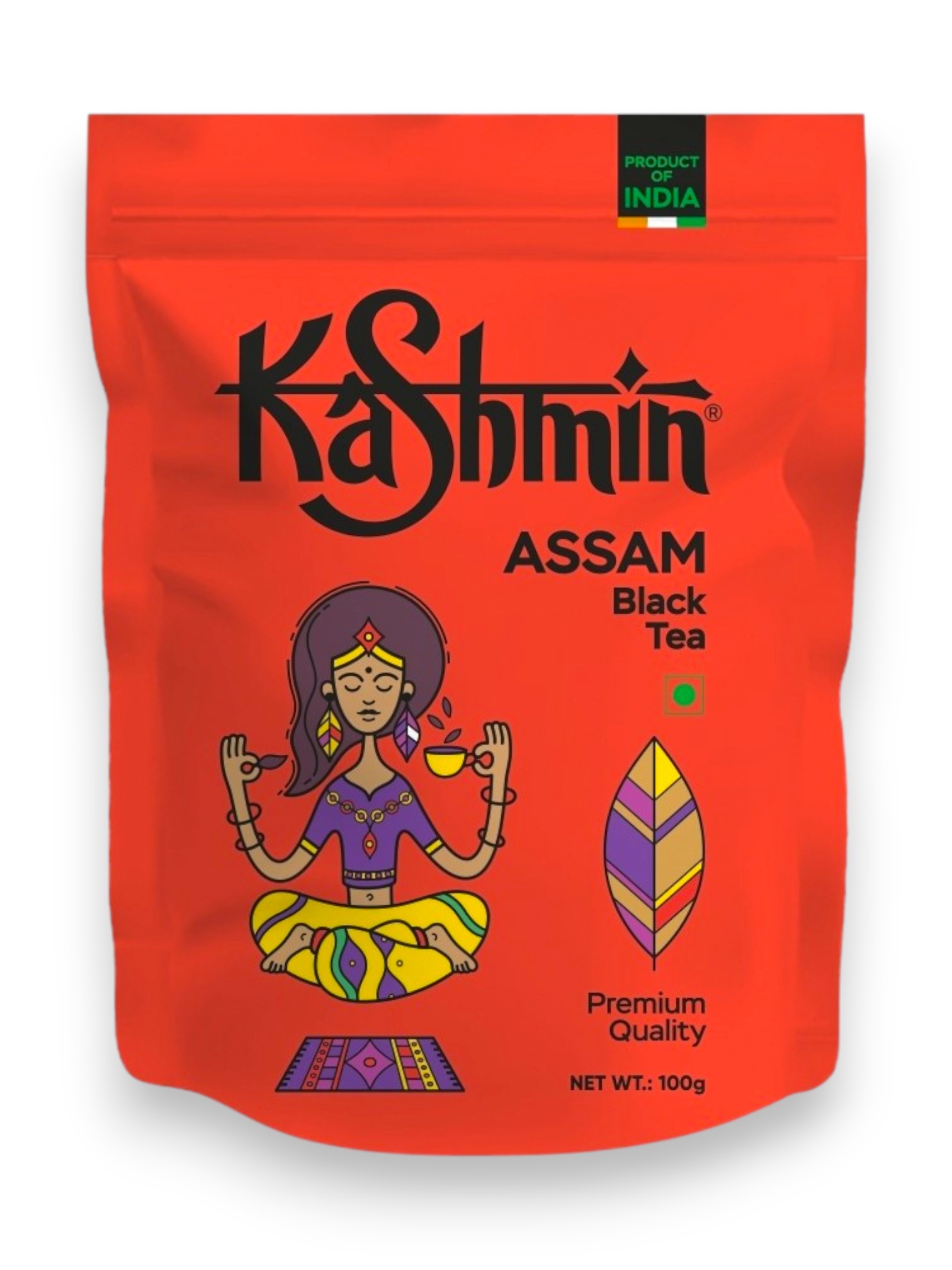 ASSAM Black Tea, Kashmin (АССАМ чёрный чай, Кашмин), 100 г.