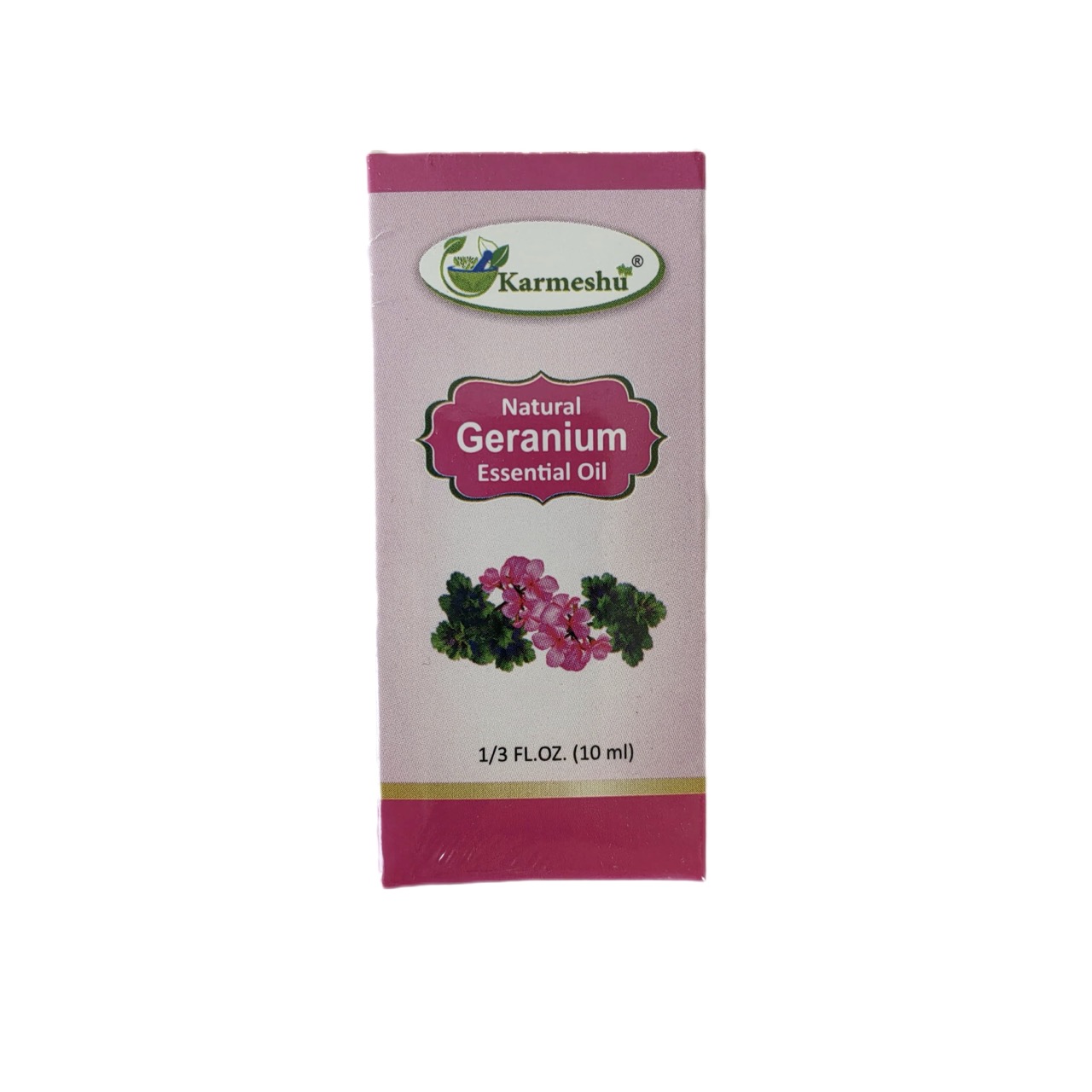 GERANIUM Natural Essential Oil, Karmeshu (ГЕРАНЬ натуральное эфирное масло, Кармешу), 10 мл.