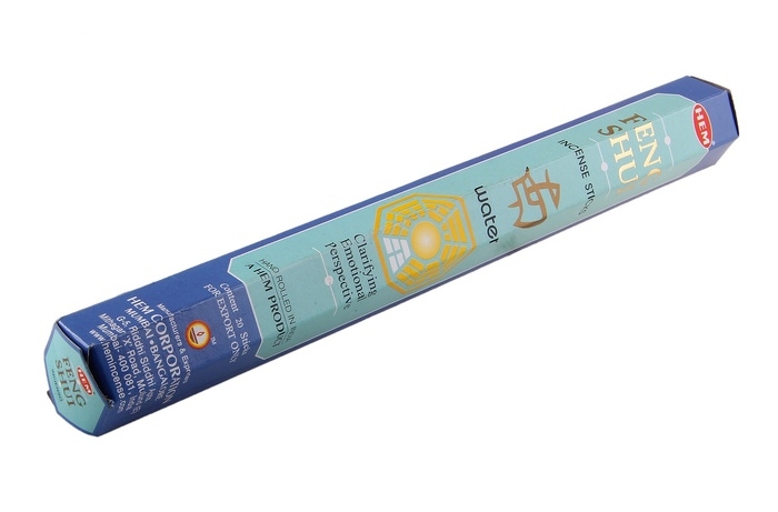 Hem Incense Sticks FENG SHUI WATER (Благовония ФЭН-ШУЙ ВОДА, Хем), уп. 20 палочек.