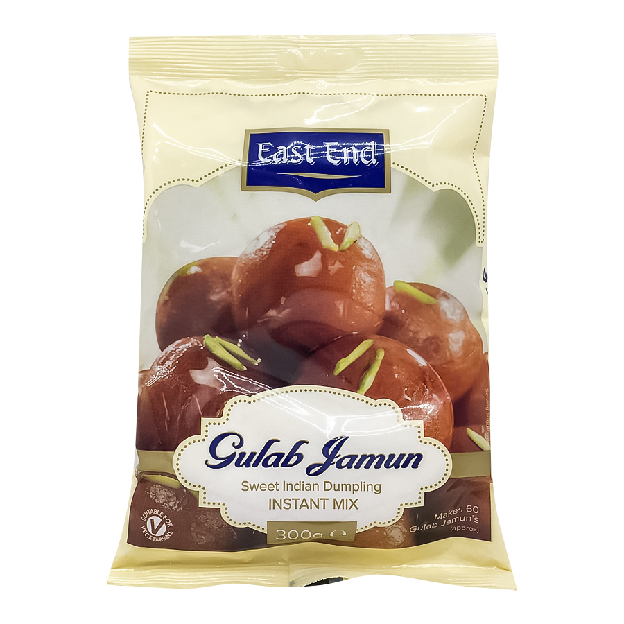 GULAB JAMUN Sweet Indian Dumpling Instant Mix, East End (ГУЛАБ ДЖАМУН смесь для приготовления, Ист Энд), 300 г.