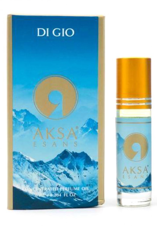 DI GIO Concentrated Perfume Oil, Aksa Esans (ДИ ДЖИО турецкие роликовые масляные духи, Акса Эсанс), 6 мл.