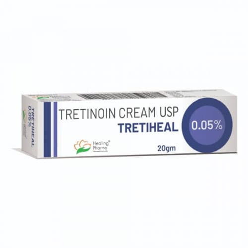 TRETIHEAL Tretinoin Cream USP 0.05%, Healing Pharma (ТРЕТИХИЛ третиноин крем 0,05%), 20 г.