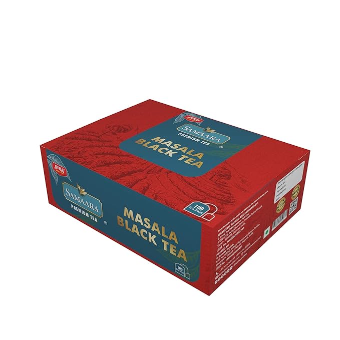 Samaara Premium MASALA BLACK TEA, Jivraj (Самаара ЧЕРНЫЙ МАСАЛА ЧАЙ, премиум-класса, Живрадж), 200 г. (100 чайных пакетиков).