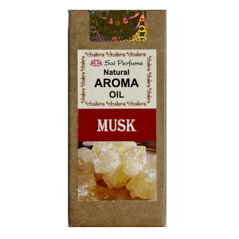 Natural Aroma Oil MUSK, Shri Chakra (Натуральное ароматическое масло МУСК, Шри Чакра), 10 мл.