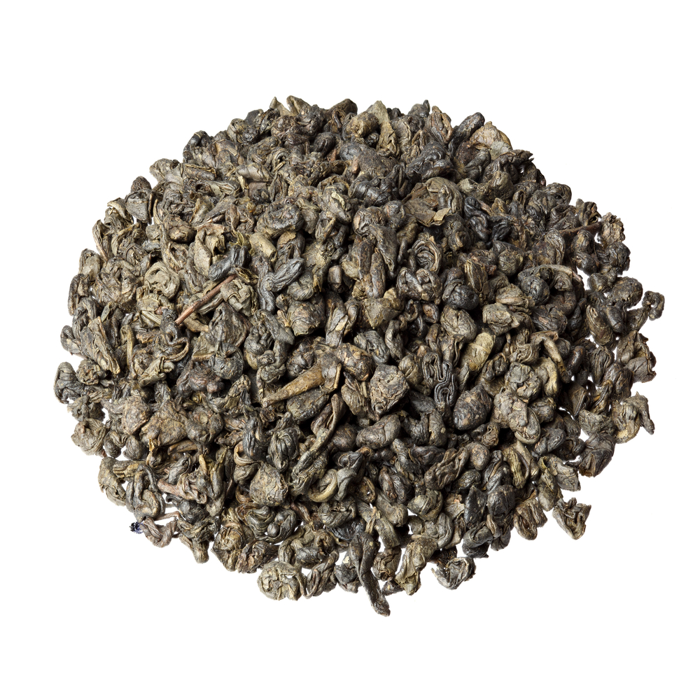 Чай зелёный китайский крупнолистовой ГАНПАУДЕР Круглый чай (сорт высший), Конунг, пакет, 500 г.