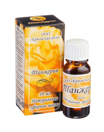 Натуральное эфирное масло ТАНЖЕРИН, Крымская роза, 10 мл.