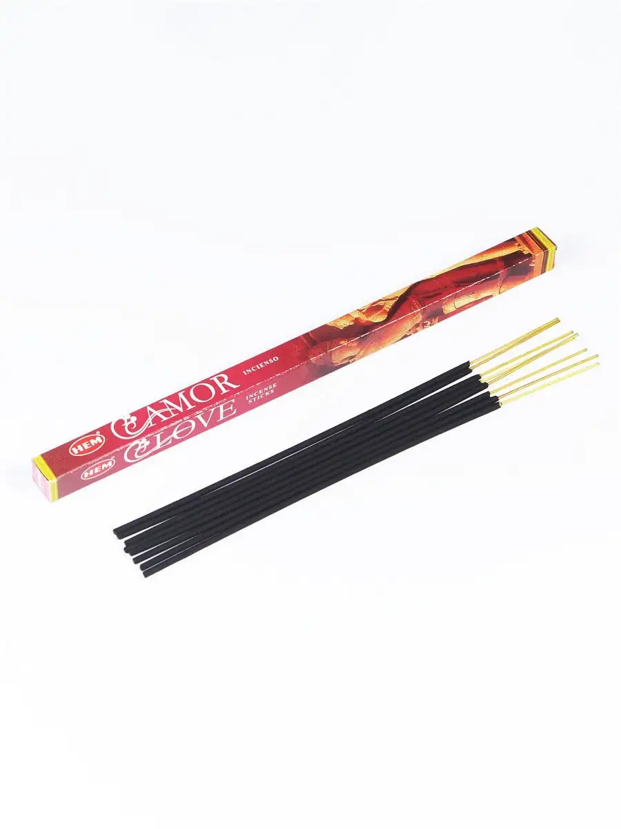 Hem Incense Sticks LOVE (Благовония ЛЮБОВЬ, Хем), уп. 8 палочек.