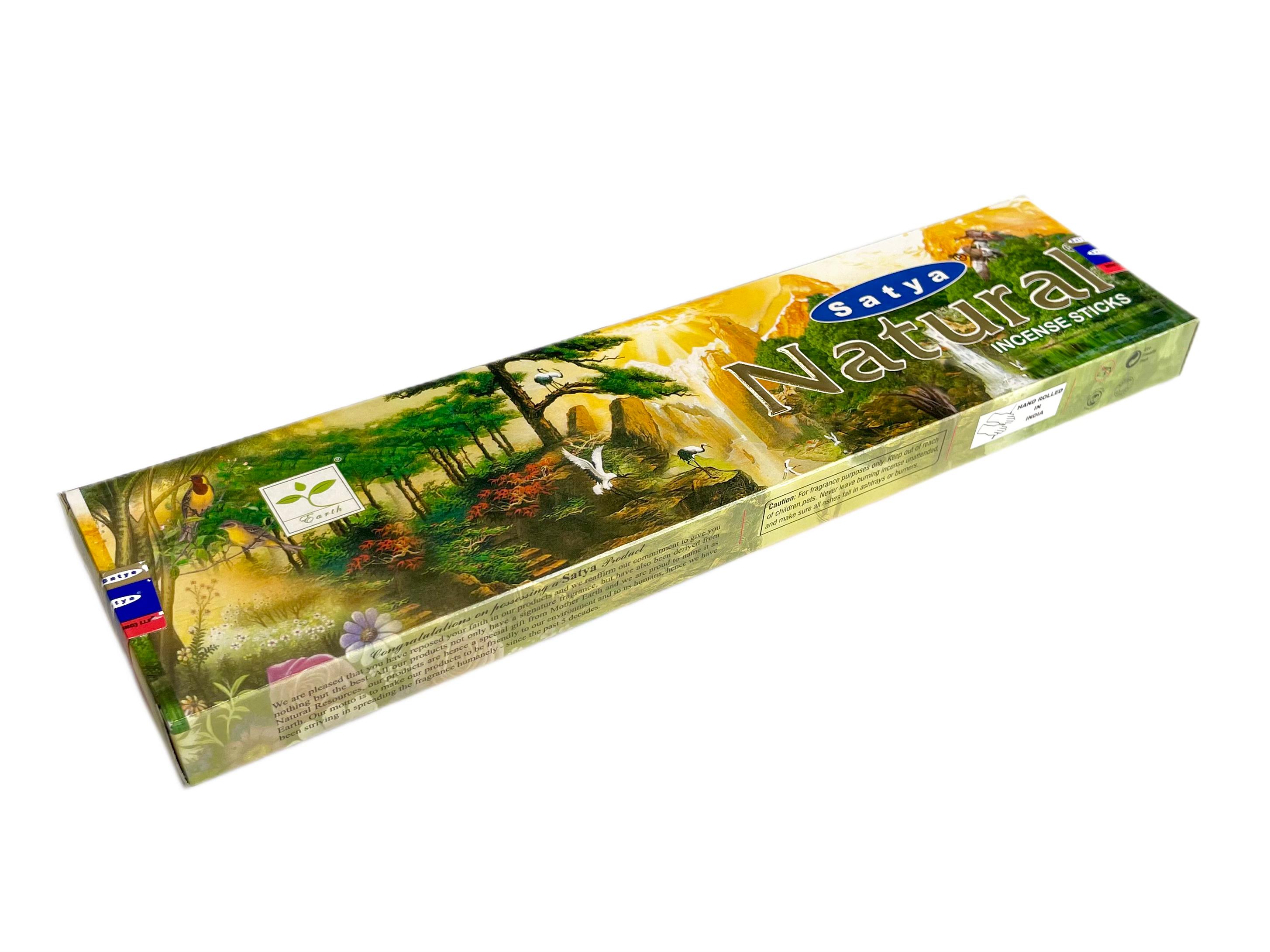 Satya NATURAL Incense Sticks (Благовония НЭЧРЛ, Сатья), 45 г.