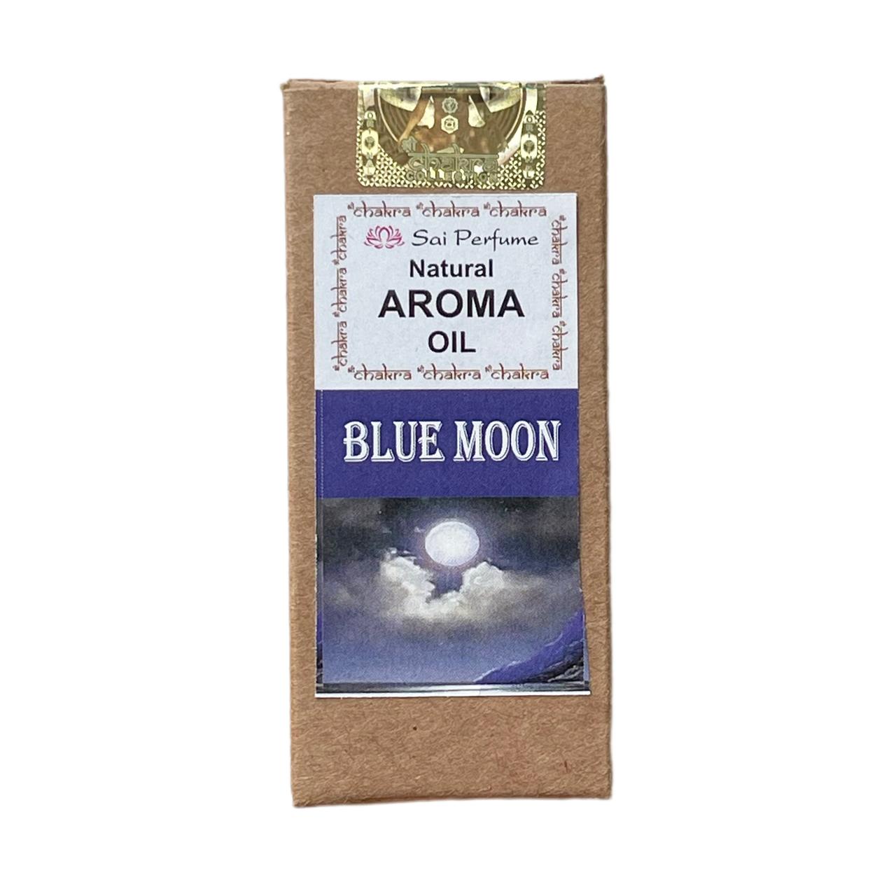 Natural Aroma Oil BLUE MOON, Shri Chakra (Натуральное ароматическое масло ГОЛУБАЯ ЛУНА, Шри Чакра), 10 мл.