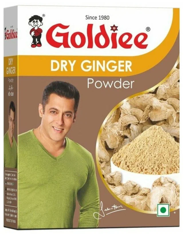 DRY GINGER Powder, Goldiee (СУШЕНЫЙ ИМБИРЬ молотый, Голди), 100 г.