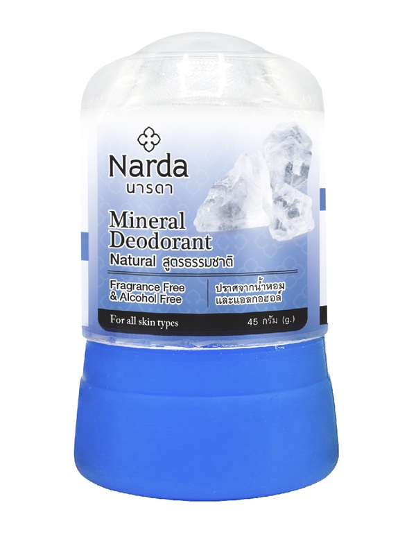 Mineral Deodorant NATURAL, Narda (Дезодорант кристаллический НАТУРАЛЬНЫЙ, Нарда), 45 г.