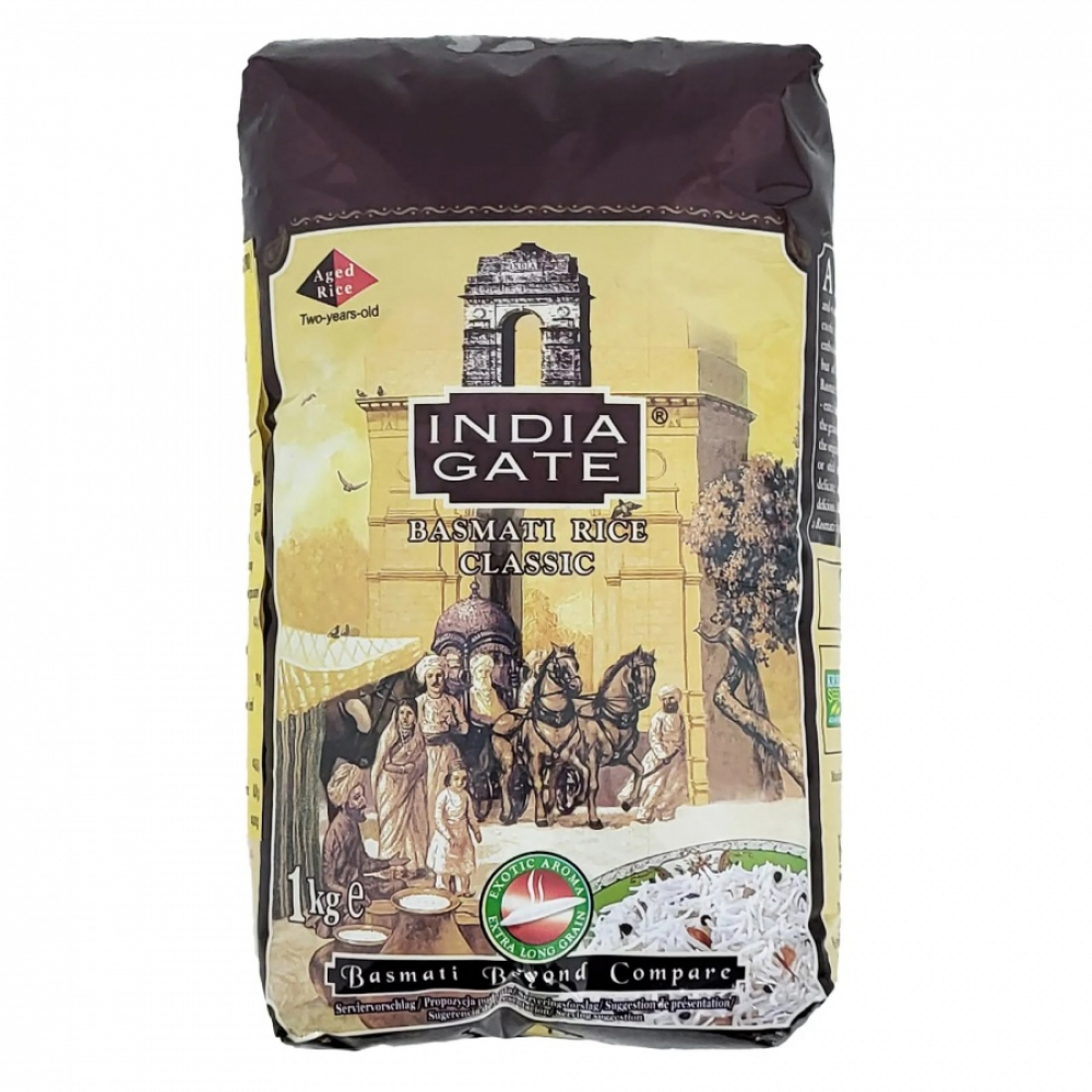 CLASSIC Basmati Rice, India Gate (КЛАССИК басмати рис), 1 кг.